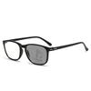Fashionable Square Photochromic Presbyopia Glasses with Progressive Multifunctional Far and Near Dual-use Diopter To +4.0