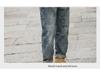 Men's Retro Patchwork Workwear Jeans: Korean Style, Loose Fit, Harem Straight Pants for Autumn and Winter