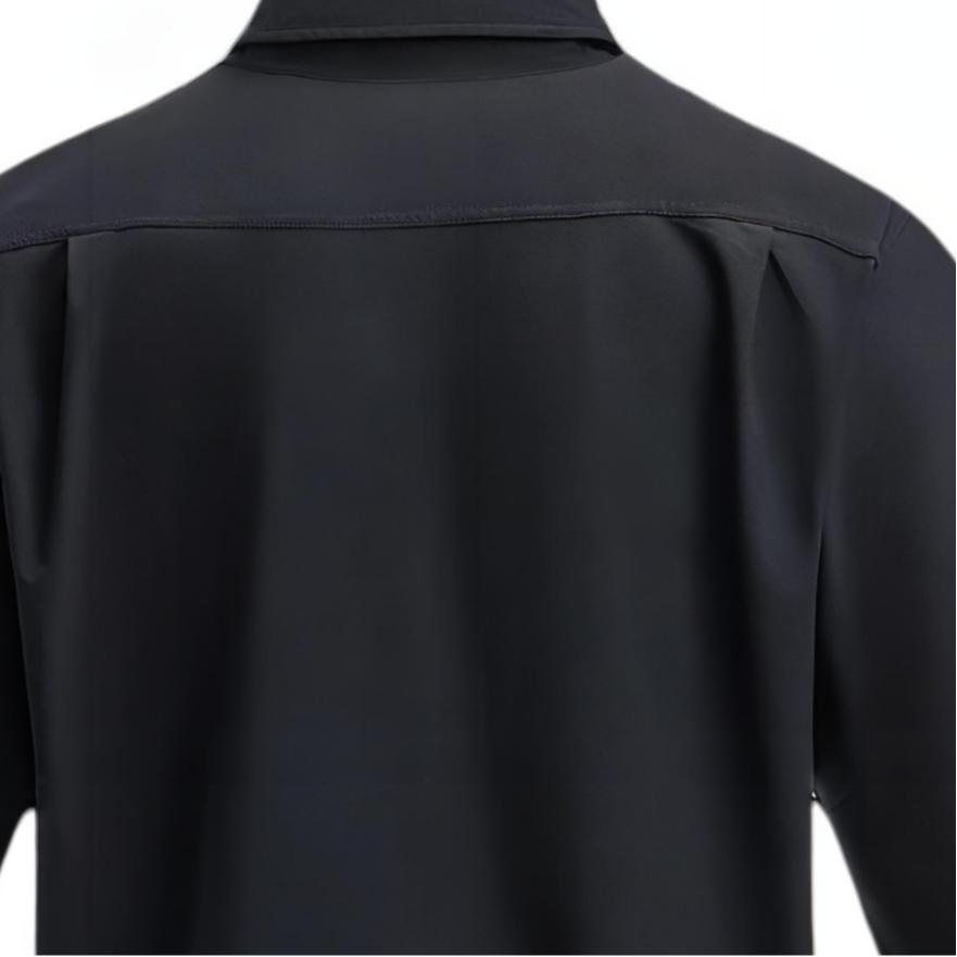 Under Armour Urban Outdoor Multi-Pocket Button-Down Long Sleeve Shirt Men Black 1389295-001