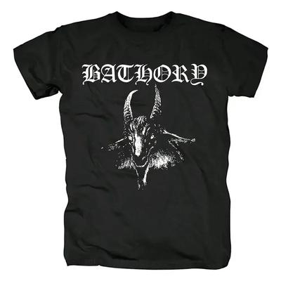 Bathory Black Metal Venom T-Shirt Sommer Neu Übergröße Herren Damen Kurzarm Lässig Hip Hop Streetwear Mode Unisex T-Shirt Oberteile#Farbe(1)