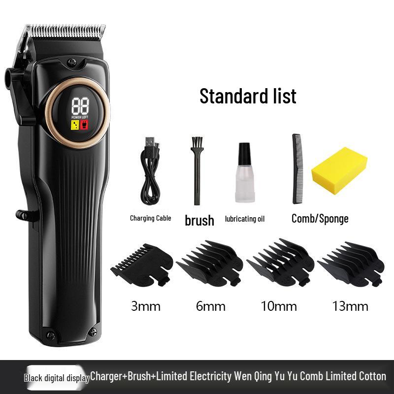 Электрический клипер для волос: Простая в использовании профессиональная бритва для парикмахерской и домашнего использования.