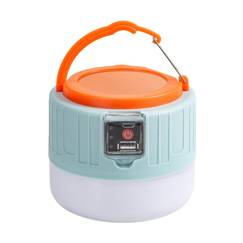 Solar LED Camping Light Double Battery Portable Emergency Light Market Lamp Camping High BBQ Power Night Outdoor Bulb Lante Z4G5