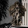"Lilith & Inanna Statue - Gotische Harzfigurine, Halloween Heimdeko mit okkulter Symbolik, Dunkles Altarstück" (20 cm)"