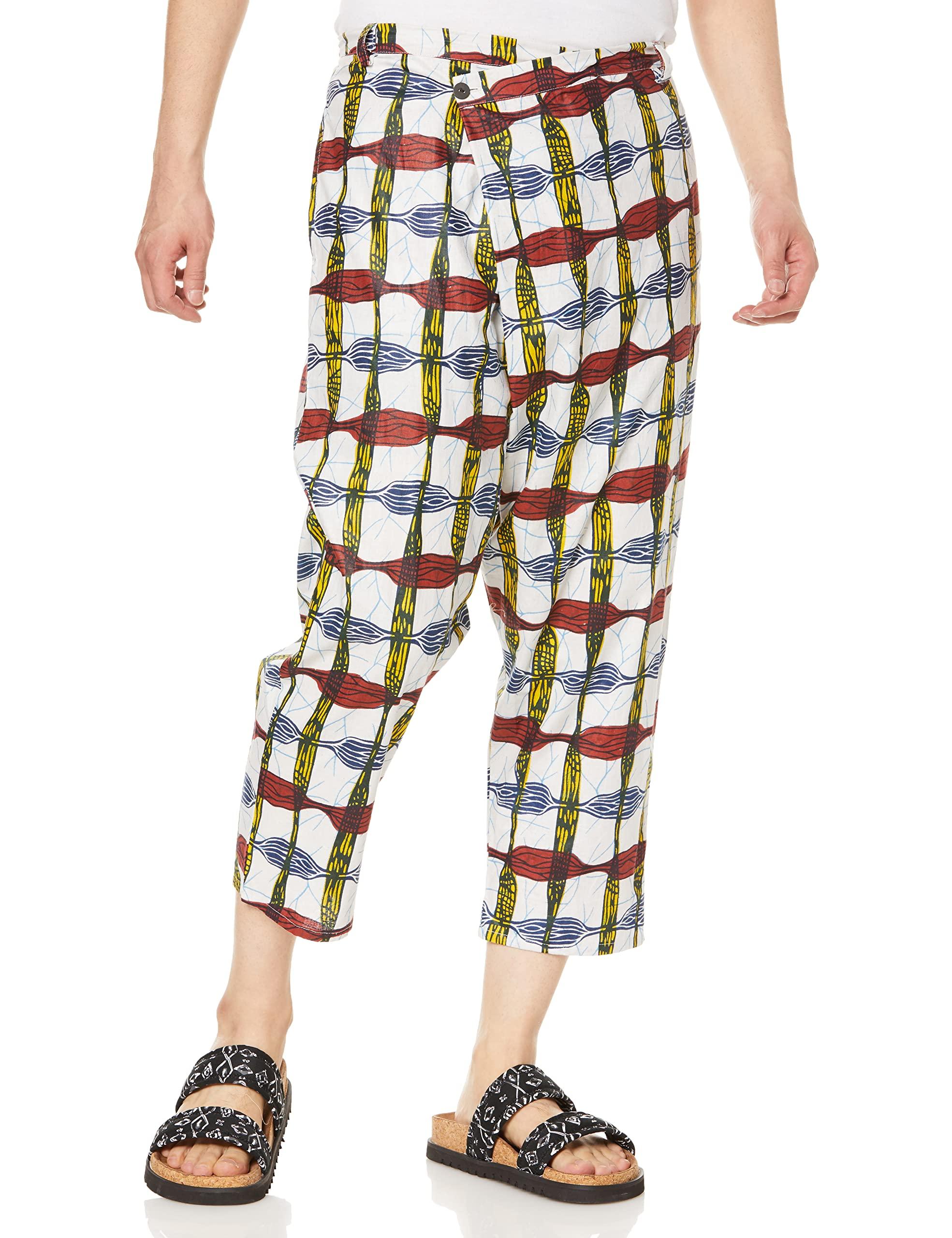 

Saruel African Free Size [Tomo Corporation] Pants, Print, Plaid,