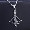 Nordic Celtic Viking Soaring Eagle Stainless Steel Men's Pendant Necklace