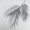 Artificial Plastic Palm Leaves Three Pronged Greenery Wedding Props Photography