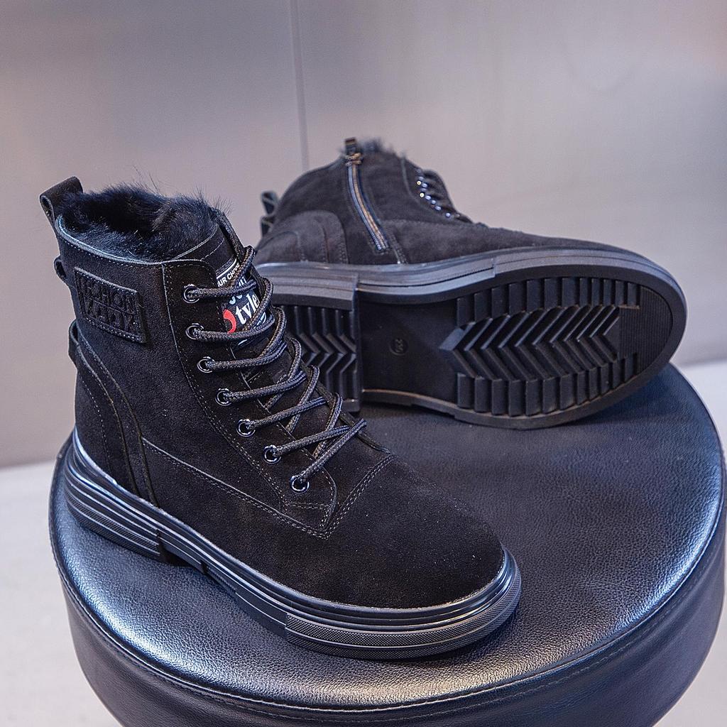 MIDIRO Women's Short Winter Snow Boots with Fleece Lining, Warm, Non-Slip, and Insulated, Perfect for Commuting and School