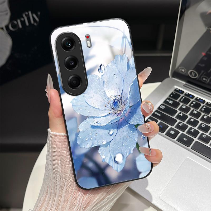 

For Tecno Camon 40 Pro Phone Case Trendy Fantasy Design High Quality Tempered Glass Hard Back Cover For Camon40 Pro 4G 5G Bumper Camon 40 Pro(4G) CM6