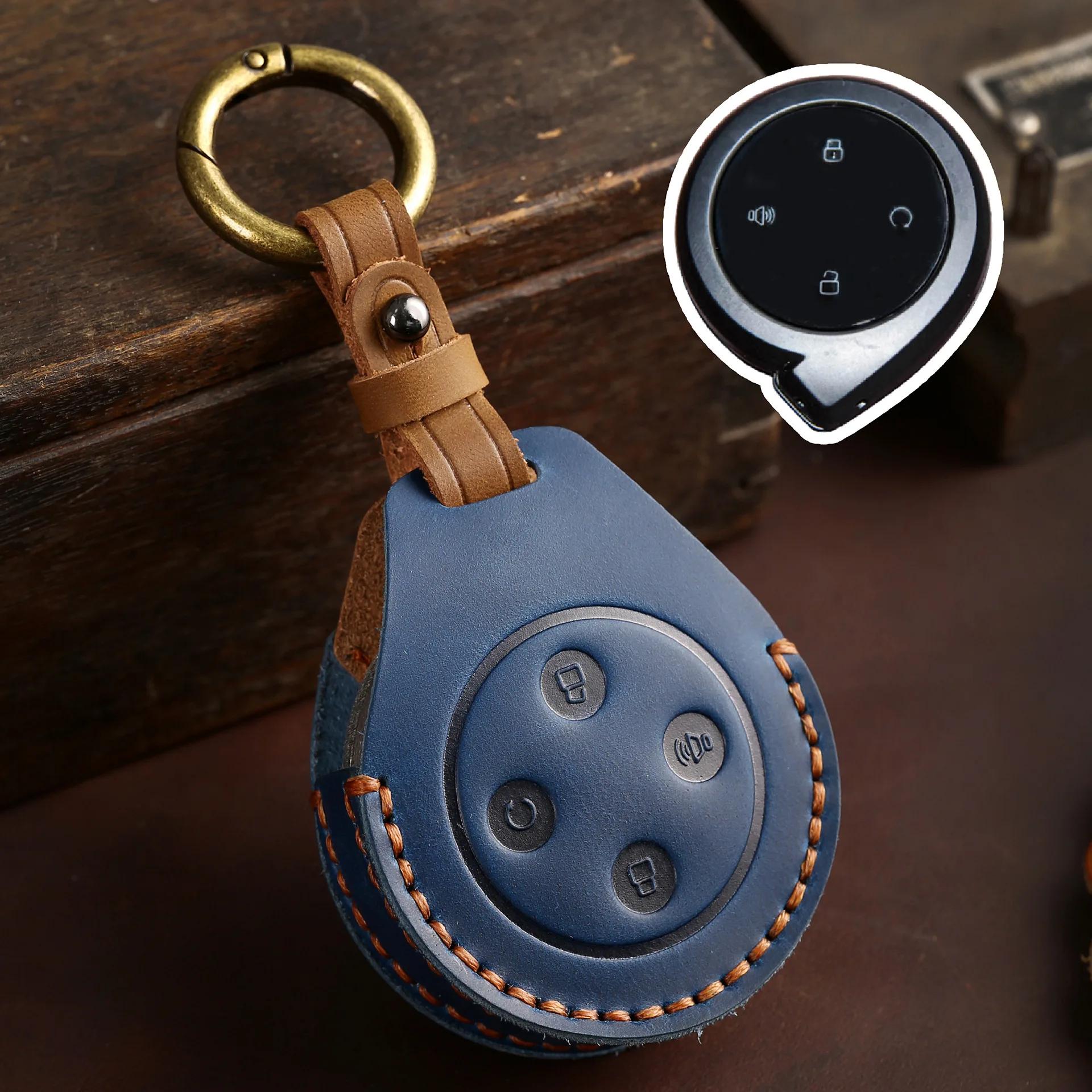 

Leather For Great Wall Mountain Sea Cannon Key Set, Genuine Leather Great Wall Cannon Pickup Truck Car Key Protection Bag Buckle