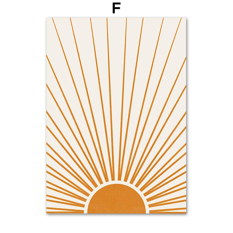 Boho Abstract Line Geometry Women Face Leaf Plant Pigeon Art Prints, Canvas Painting Posters, Wall Pictures, Living Room, Home D