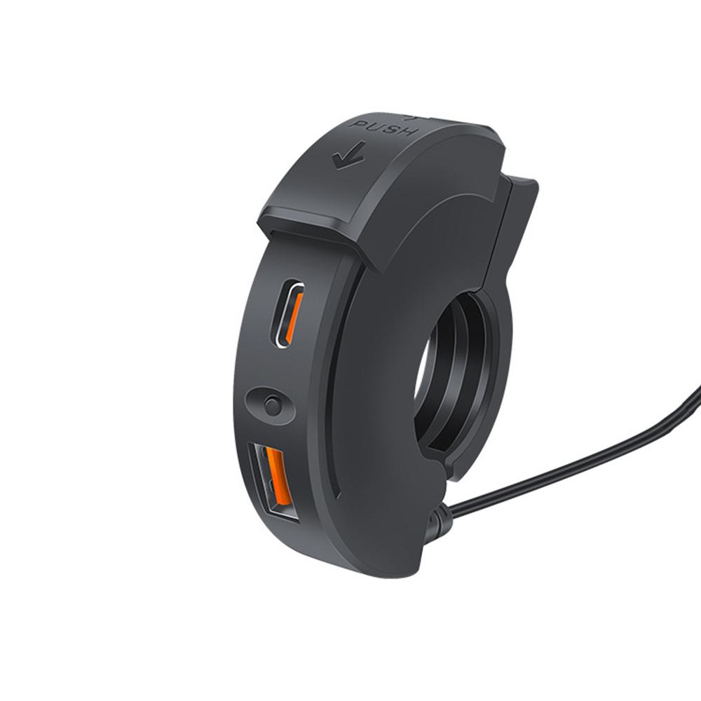 12V New Motorcycle USB Fast Charger Waterproof Socket With Type C Cell Phone Port Power Outlet Mobile Chargers Plug For Moto