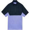 Mens Colour Block Half Zip Top