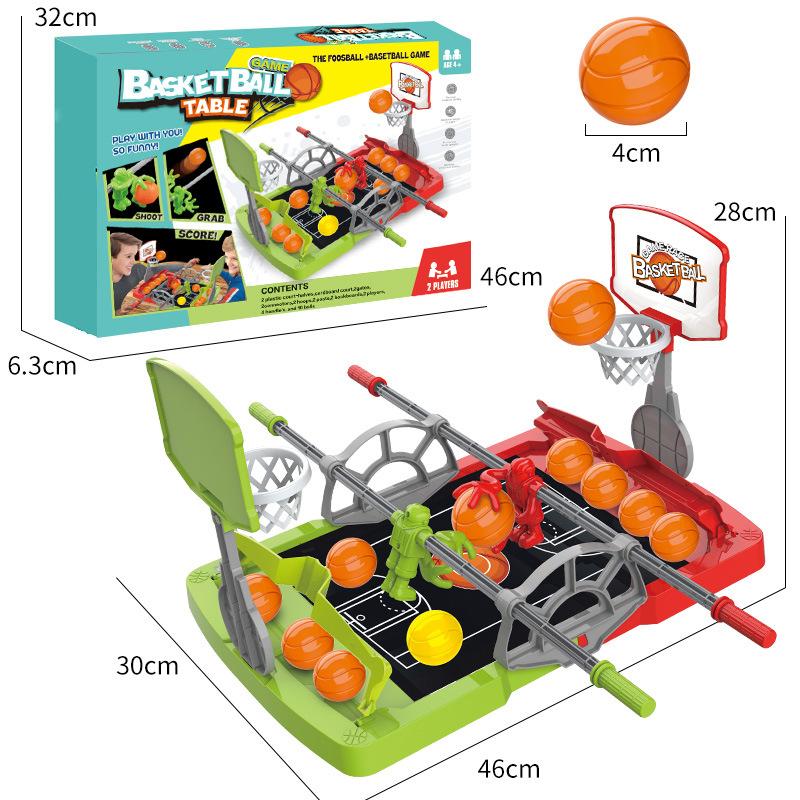 

Children S Desktop Basketball Toys, Parent-Child Interactive Double Fingertip Shooting Game Console, Board Game Decompression Toys