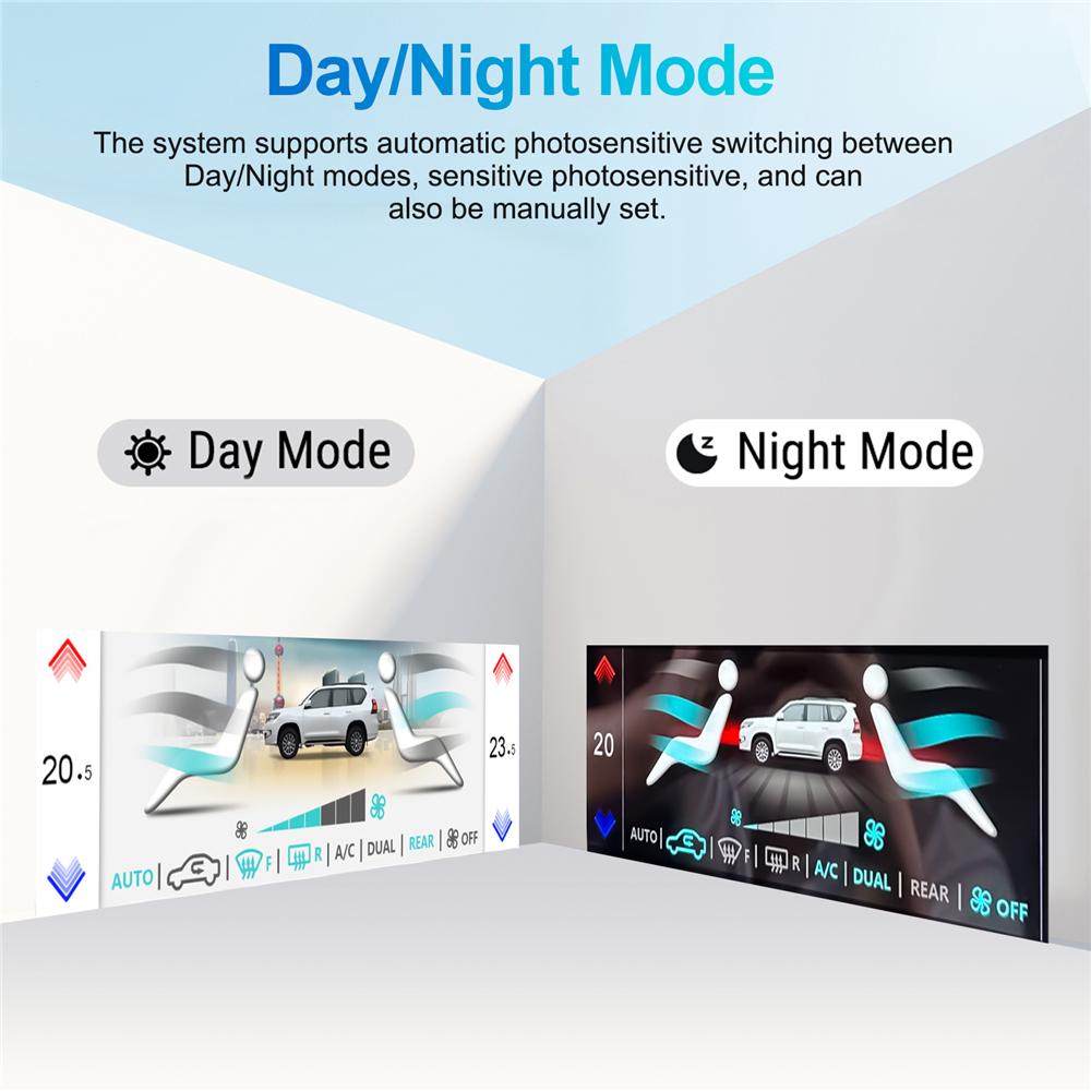 A/C Touch Screen Control Panel For Toyota Land Cruiser Prado 2018-2022 Plug&Play