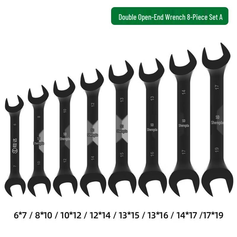 Ally Shengda Double Open-End Wrench Set