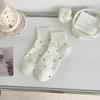 Sock Short Tights White Dot Women's Tights Solid Color Spring/Summer Simple and Versatile