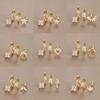 3-teiliges Vintage-Design-Set mit vier Zirkonia-Creolen für Frauen, winziger Knorpelpiercing-Ohrring aus Edelstahl, Schmuckgeschenk
