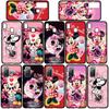 Cover for iPhone 17 16 15 Xiaomi Poco Redmi Note 14 13 12 11 Pro Max 9 16e Samsung Galaxy S25 S24 OPPO Huawei Mickey Pink Minnie Cute Mouse Phone Case