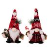 European Christmas Crutch Doll Non-woven Dwarf Doll Ornaments Creative Faceless Elf Doll  Desktop