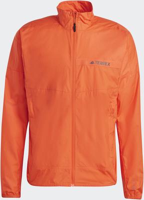 Αντιανεμικό μπουφάν Adidas Terrex Multi Wind Jacket σε ημι-πορτοκαλί χρώμα