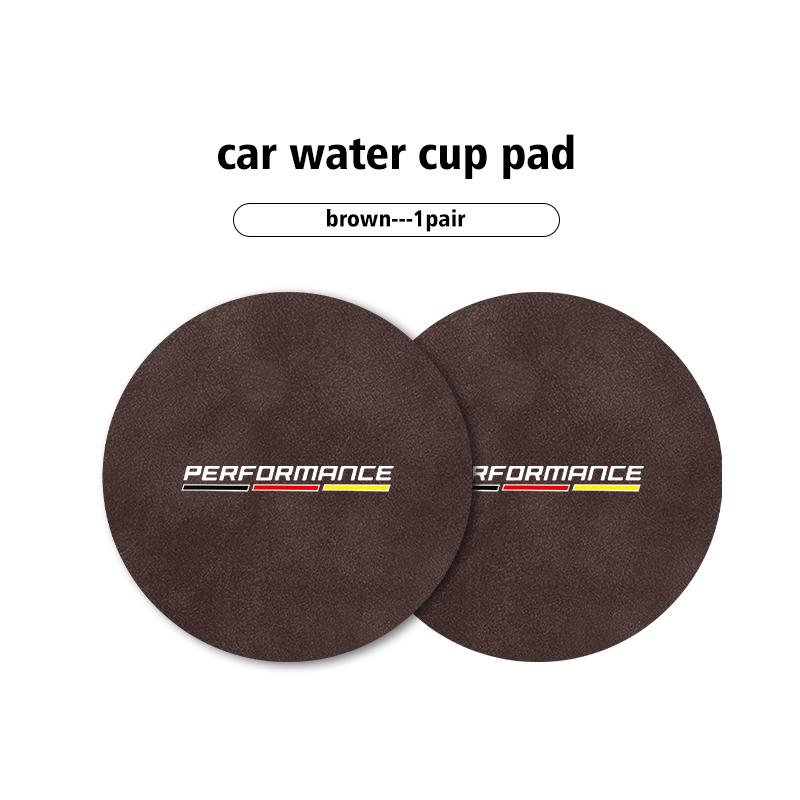 Car Water Cup Mat Coaster Non-Slip Pad Interior Accessories For BMW E91 E92 E60 F10 F30 E39 E36 E87 X1 X3 X5 E70 E46 E90