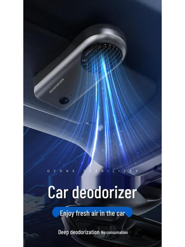 Chytrá ozonová čistička vzduchu a eliminátor zápachu do auta, na toaletu a domů