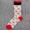 Happy Socks Men's Colorful Cartoon Astronaut Planet Floral Mid-Calf Socks, Large Size - Trendy Swedish Brand.
