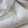 925 Sterling Silver Teardrop Necklace: Light Luxury Clavicle Chain, New 2025 High-End Women's Style