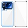 For Xiaomi 17 Pro Max Phone Case WANLONFENG XC Series TPU Acrylic Cover with Tempered Glass (Big Lens Hole)
