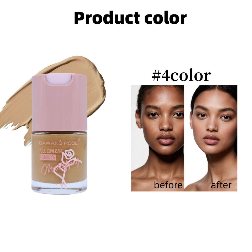 Foundation Flüssiger Concealer Ölkontrolle Langanhaltendes Make-up Natürlich Wasserdicht Schweißfest BB Cream