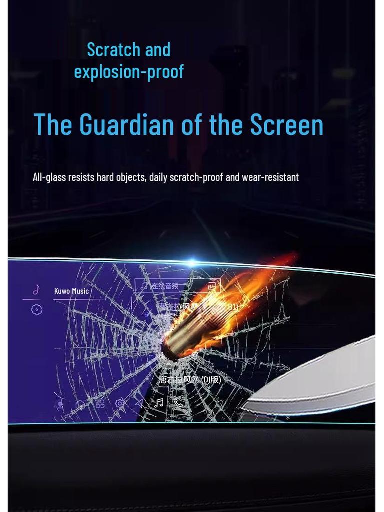 Cadillac CT5 Center Console Screen Protector for Navigation Dashboard