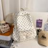 Schoolbag1011 New Korean Style High Aesthetic INS Cute Cute Pain Bag Fresh Polka Dot Academy Style Student Backpack