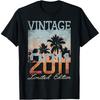 Vintage 2011 Limited Edition 15th Birthday Gift 15 Year Old T Shirts Men Women Streetwear Tee Short Sleeve Unisex Loose Clothing