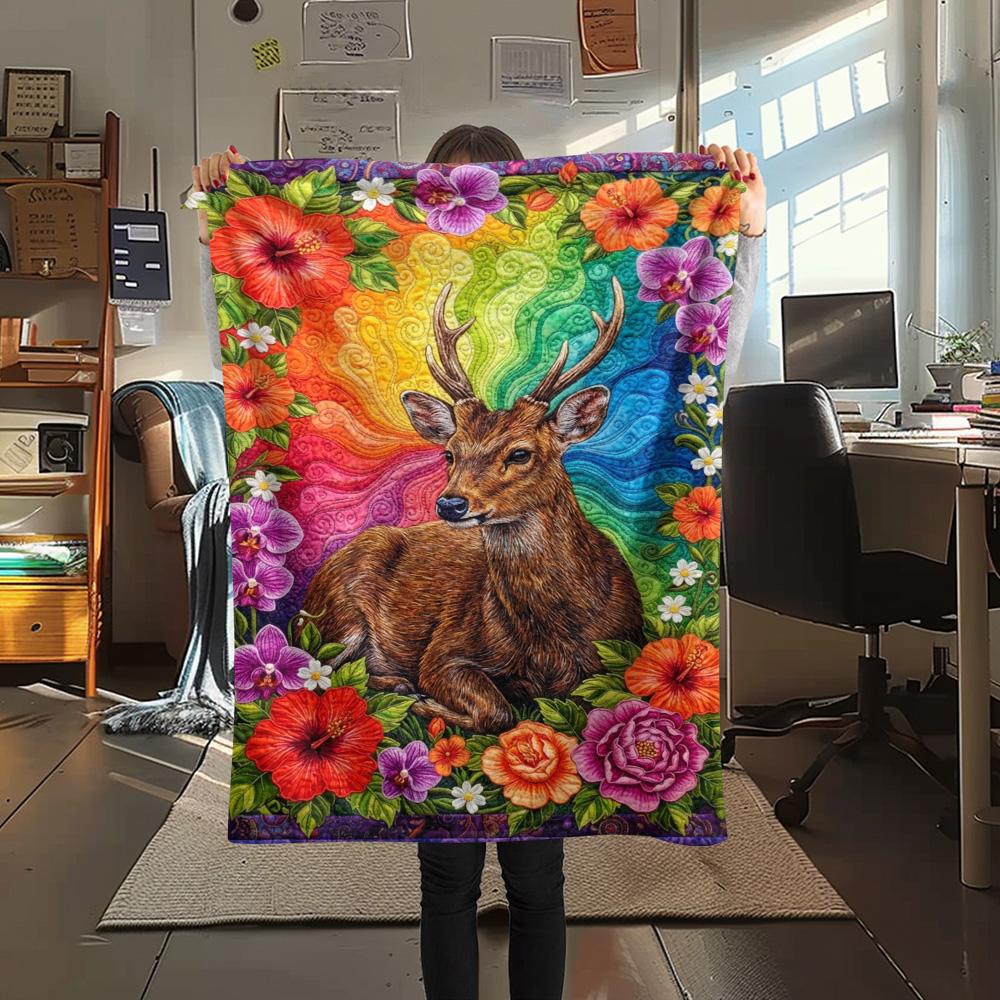 

1PC Arts and Crafts Print FlAannel Blanket, High quality Comfortable for All Seasons, Home Decor, Warmth and Comfort 80cm x 120cm