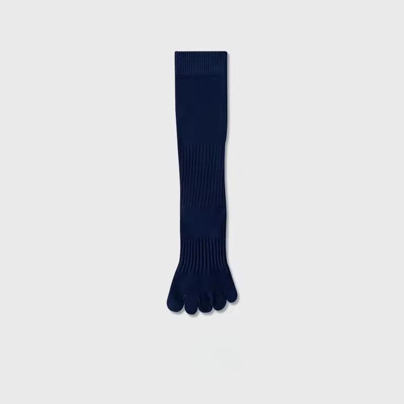 High Quality Women's Solid Color Knee High Anti-Slip Socks  Athletic for Yoga, Pilates & Fitness, Breathable Five Toes