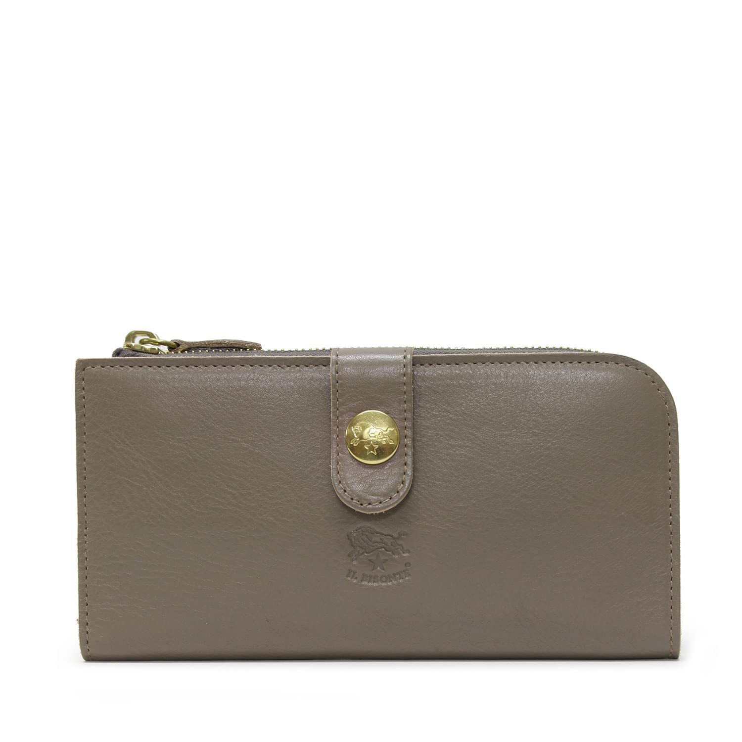 

Long Wallet Gray IL BISONTE SCW011 PV0005 GY107B [IL BISONTE] Men s Women s [Item]