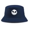 Fashion Grimace Bucket Hat Hip Hop Panama Caps Unisex Sun Visor Hats Wry Face Printed Cap Fisherman Hats Pumpkin Halloween Face
