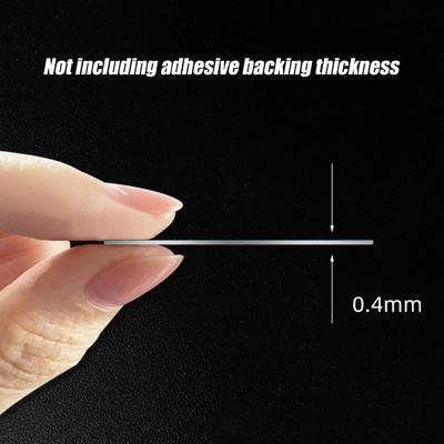 10 Piece Bulletin Board Iron Sheet Magnetic Strip for Wall Metal Magnets Boards Walls Strips with Adhesive Backing Non Fridge
