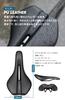 GORIX Bicycle Saddle - Waterproof, Soft Cushioned, Sports Saddle for Road Bikes, Road Bikes, Shock Absorption, Stylish Replacement Saddle for Cross Bi