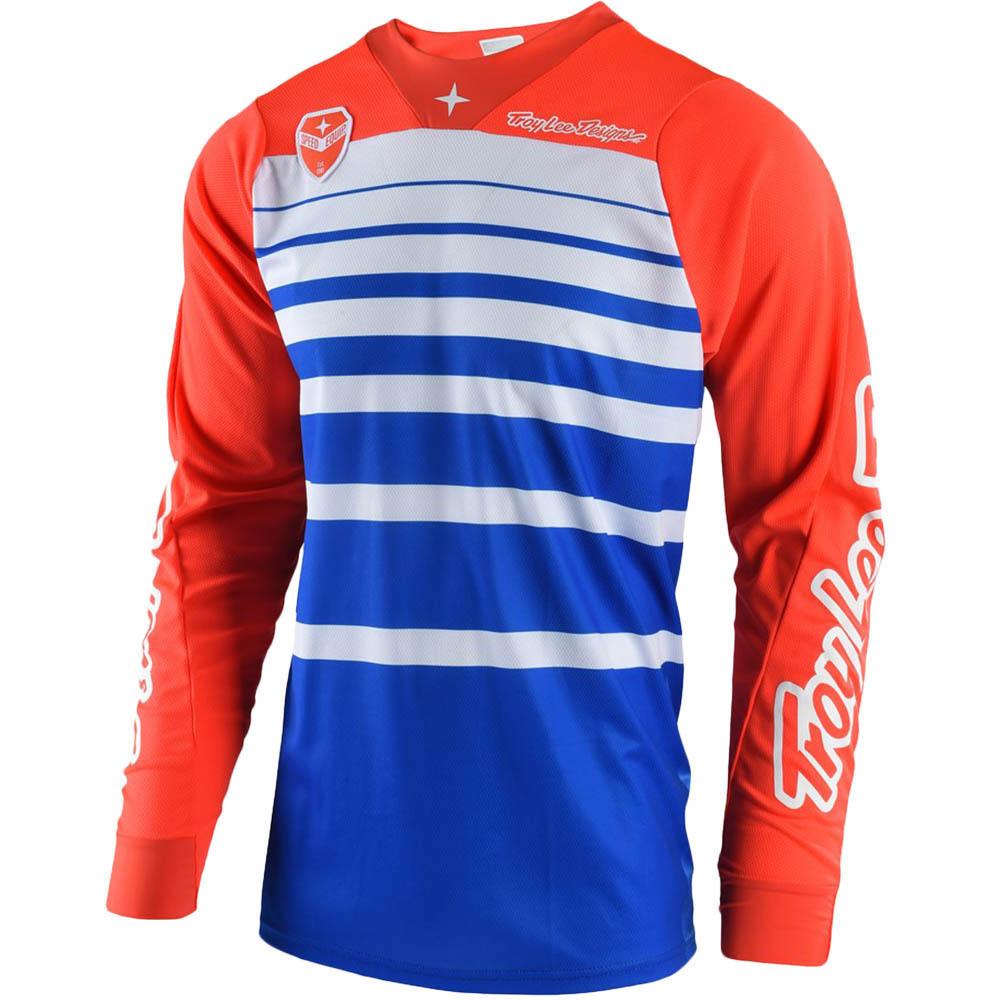 New TLD Downhill Suit Off-road Motorcycle Long-sleeved T-shirt Racing Suit Round Neck Summer Club Team Version Manufacturer