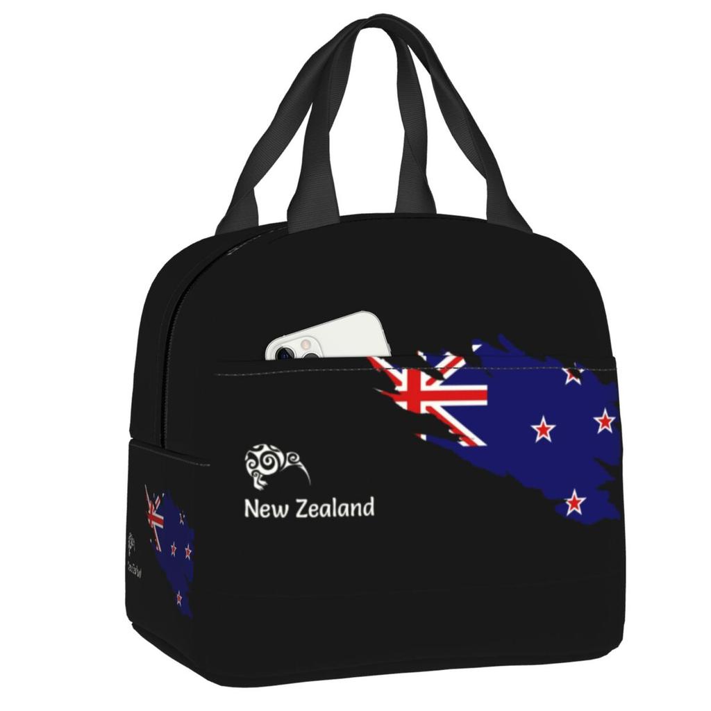 Custom Maoris Kowhaiwhai Pattern Lunch Bag Men Women Thermal Cooler Insulated Lunch Box for Children School