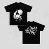 Unisex Casual Street Style Cotton Short Sleeve Top With Double-Sided Vintage Lana Del Rey Portrait Prints T-shirt