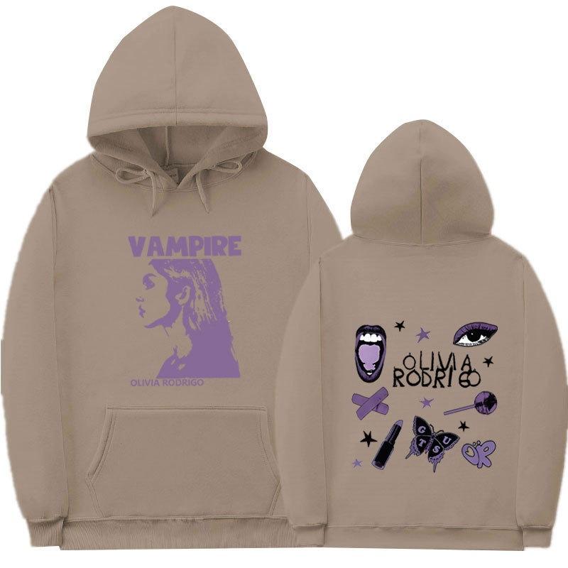 Felpa con cappuccio Guts Olivia Rodrigo, maglione sportivo a coste fondo autunno e inverno da uomo e da donna