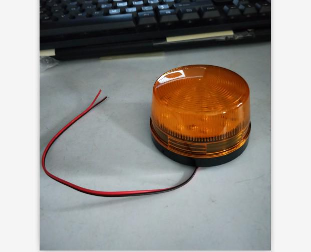 Car LED Flashing Light Strobe Emergency Alarm Lamp Round Auto Roof Warning Signal Flash Lamp Beacon Bulb For Truck DC 12V