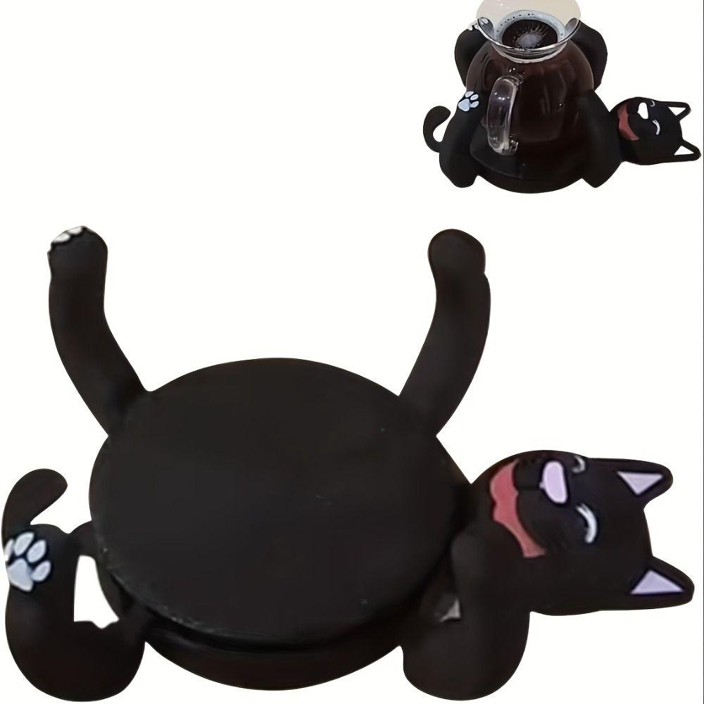 Creative 3D Print Cat Coasters Anti-scald Heat Insulation Cat Mug Holder  Restaurants