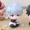 Hot New Silver Soul Sakata Gintoki Tsukichiro Handmade Q-Version Look Up Doll Anime Model Ornament Gift