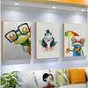 Cute Frog Graffiti Art Canvas Paintings Abstract Animals Posters and Prints on Canvas Wall Art Picture for Living Room Decor