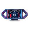 KRGNPLE Car HUD P26 OBD GPS Carbon Fiber Housing LCD Display Accelerometer Gradient Overspeed Alarm Display