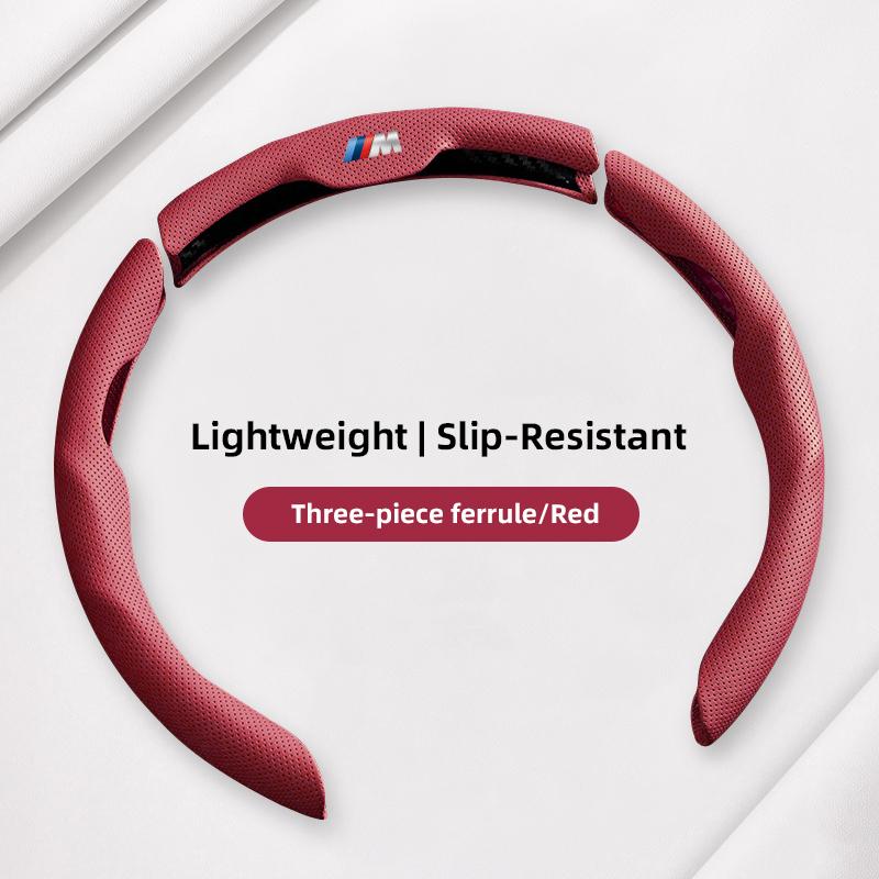 1Pcs Breathable Sweat-Absorbent Car Steering Wheel Cover Accessories For BMW G80 G06 G07 G42 G14 G15 G16 F82 F20 F21 F83 M2 M3 M npbf16