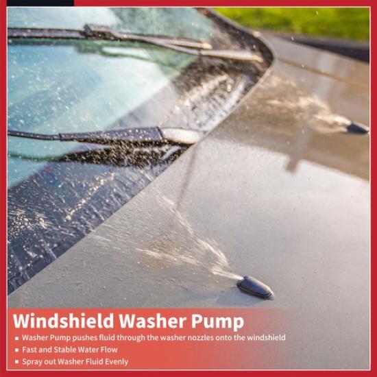 Windshield Washer Pump w/Grommet Washer Fluid Pump for Vauxhall Viva